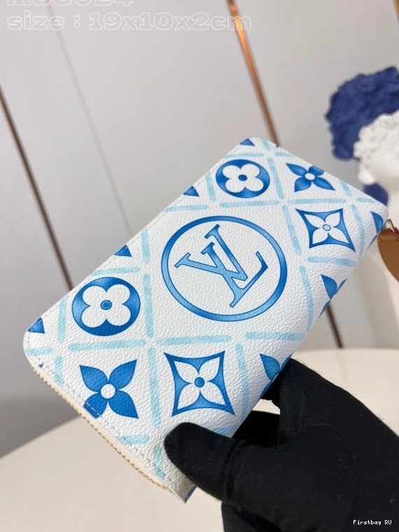 First bags ru VUITTON WALLET-10*20*2 cm LOUIS ZIPPY 0725